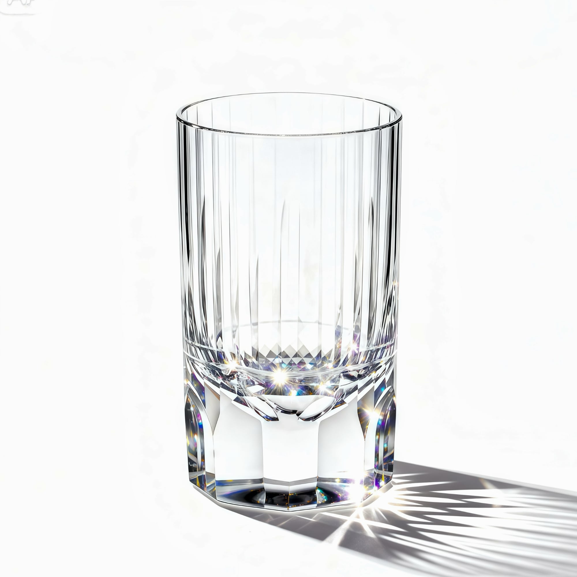 Morika | Authentic Edo Kiriko 'Take' Crystal Highball Glass Cup
