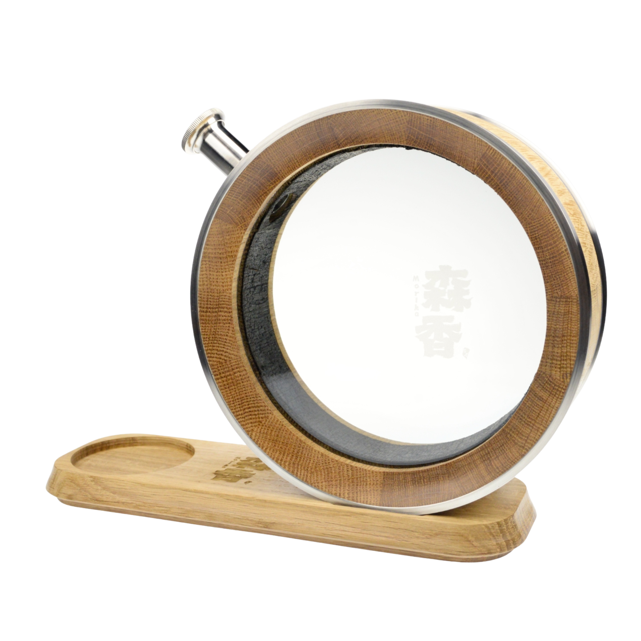 Morika | Handcrafted Visible Oak Whiskey Decanter – 700ml