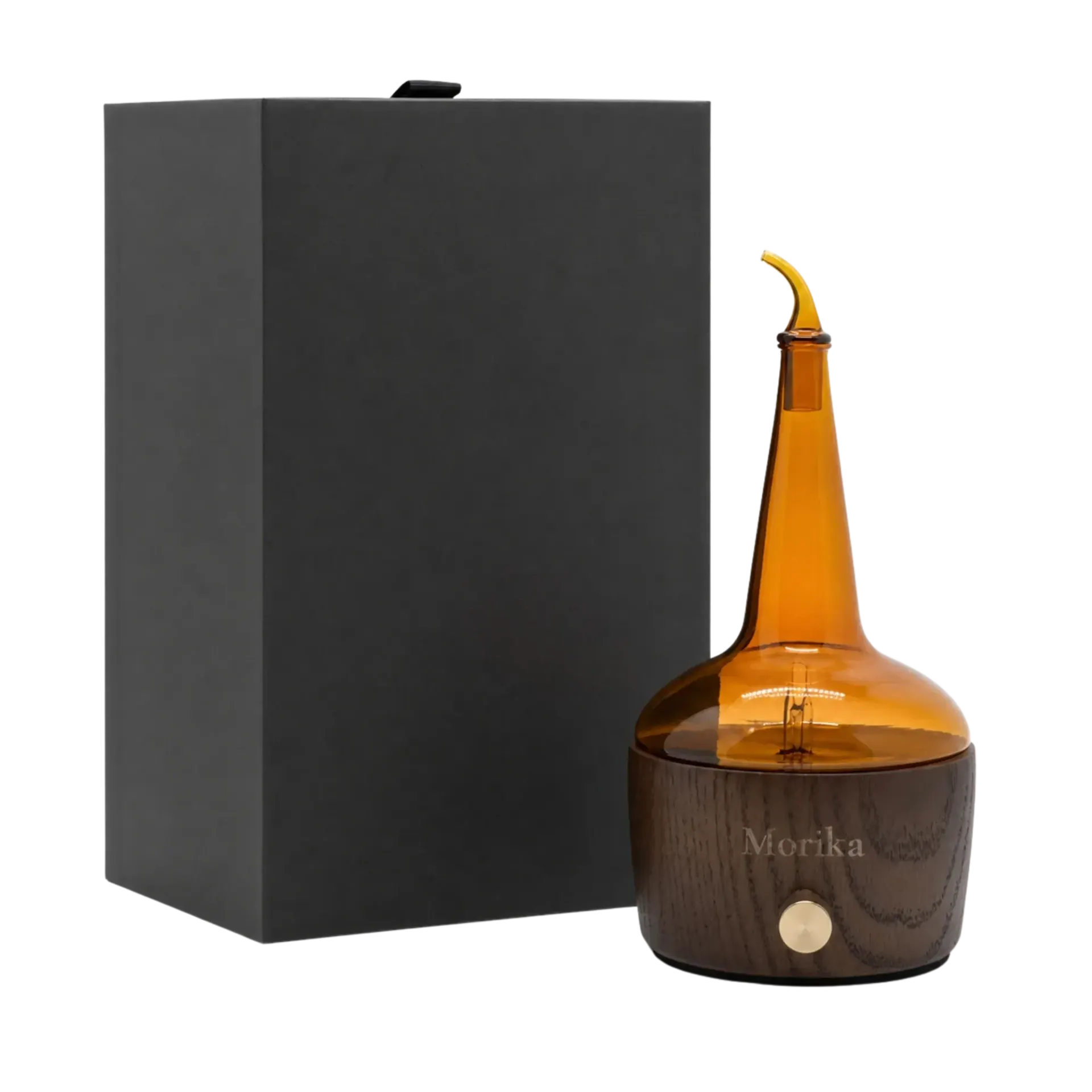 Morika whiskey nosing diffuser packaging and product for promotional merchandise programmes